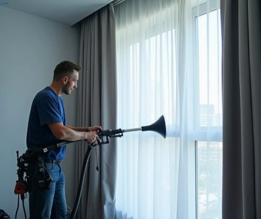 Professional curtain stain removal process equipment Matty Curtain Cleaning forest-glen