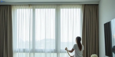 Delicate fabric curtain stain removal silk velvet sheer forest-glen treatment