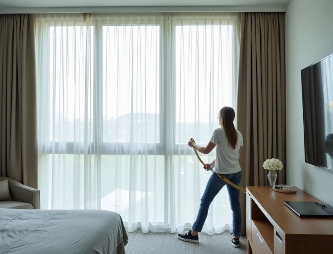 Forest Glen Sheer Curtain Cleaning